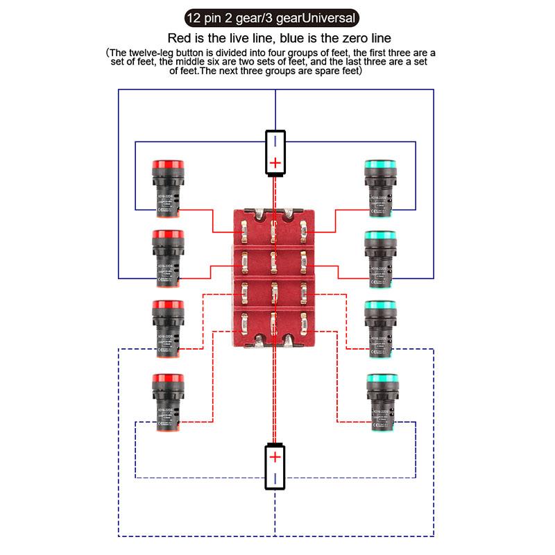 5PCS Miniature Toggle Switch   MTS-102/103/202/203/302/304/402/403 ON-ON  ON-OFF-ON 5A125V 2A250V 3/6/9/12 Pin Mounting 6mm