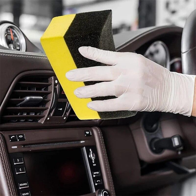 Tire Polishing Wax Sponge Detail Applicator Sponge Tire Cleaning and Wiping Cleaning Tool