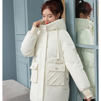 Thick and Warm Women's Hooded Down Cotton Coat - Long Length and Fashionable Winter Jacket