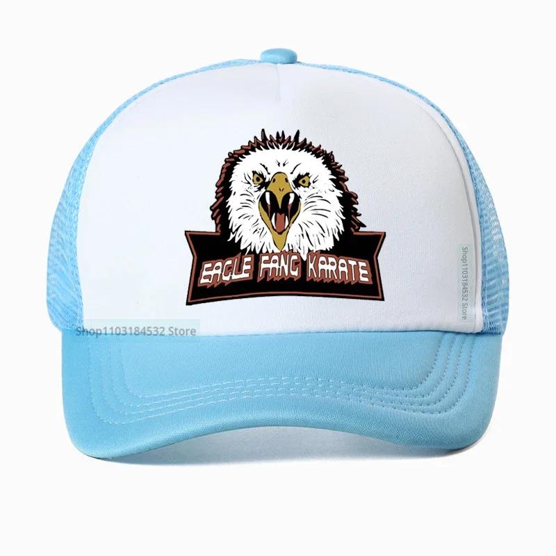 

Eagle Fang Karate Cobra Kai Movie Inspired Funny Baseball Cap Summer Unisex Karate hat Vintage Cobra Women Mesh Breathable hats Adjustable