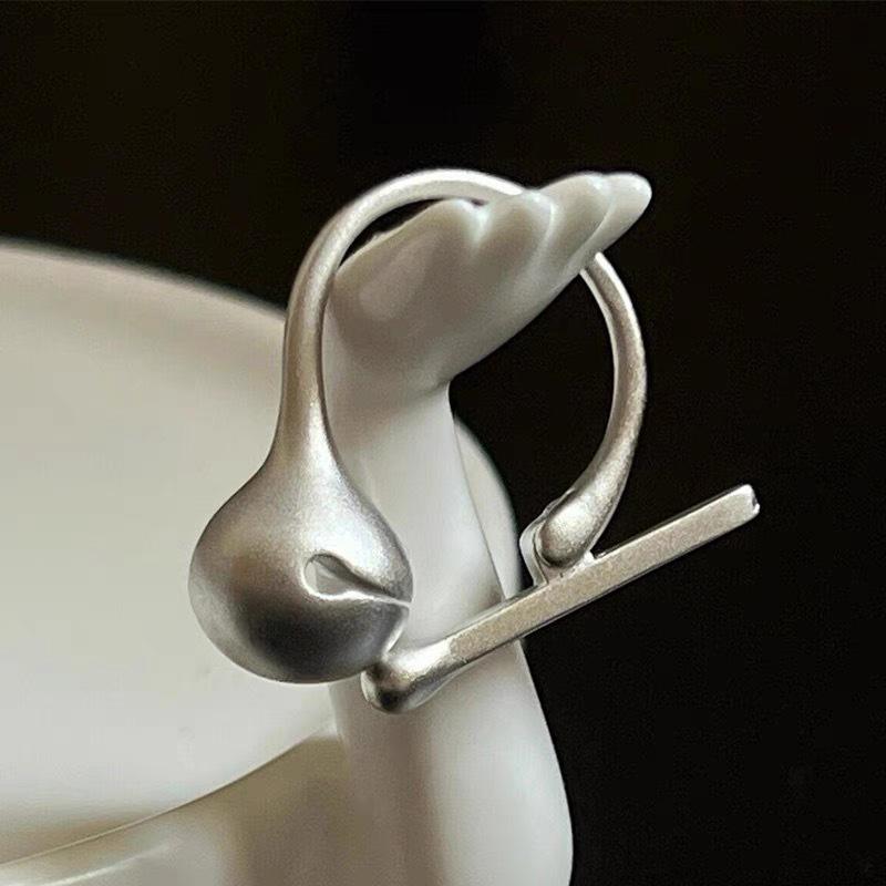 Stress Relief Wooden Fish Ring Toy Sensory Finger Rings Fidget Anxiety Sensory Toys Ring For Adults Office Desk Toys