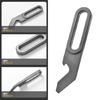 Everyday Carry Gear Miniature Survival Tool For Outdoors Adventure Featuring 5 In 1 Bottle Opener Pry Bar And Keyring