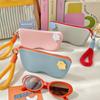 Eco-friendly Bear Silicone Sunglasses Case Plush Handle Glasses Storage Bag  Eyewear Accessories