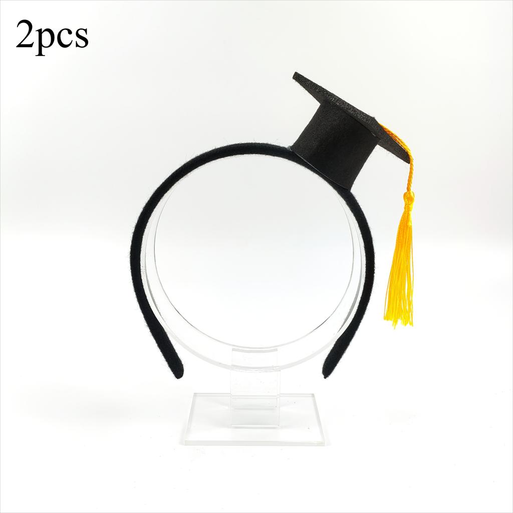 Mini Doctor Hat Graduation Season Mini Doctor Hat Celebrate Party Mini Bachelor Hat Hairpin Small Graduation Hat with Tassels