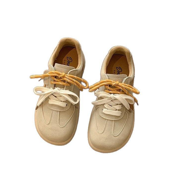 American retro German training shoes women's 2025 autumn new soft-soled sports and leisure versatile light leather board shoes trendy shoes