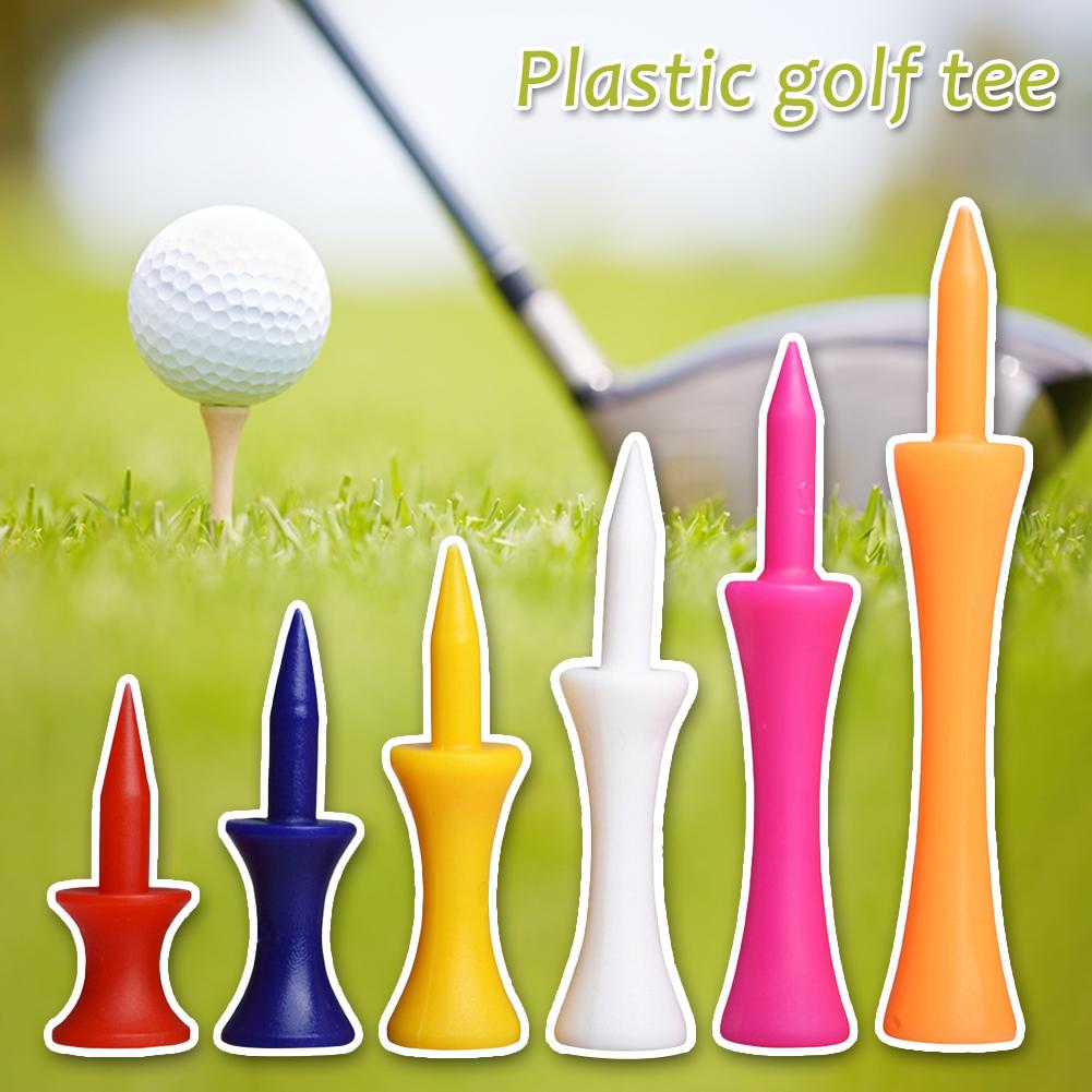 

Plastic Golf Tee Pack 20 Pcs Step Down Golf Tees Colorful Hybrids Drop Driver Sized Irons Longe X2R6