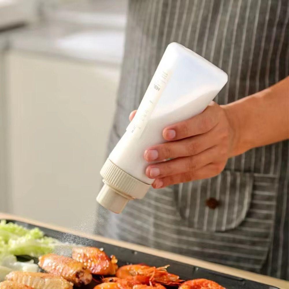 350ML Seasoning Bottle Storage Bottle BBQ Powder Bottle Portable Pepper Spice Jar