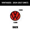 Car Front Grill Emblem Rear Trunk Badge Lid Cover For Volkswagen VW Golf 7 MK7 2014 - 2017 GOLF7.5 MK7.5 2018 - 2020