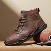 Men'S Wear-Resistant High-Top Martin Boots Leather Thermal Men'S Shoes