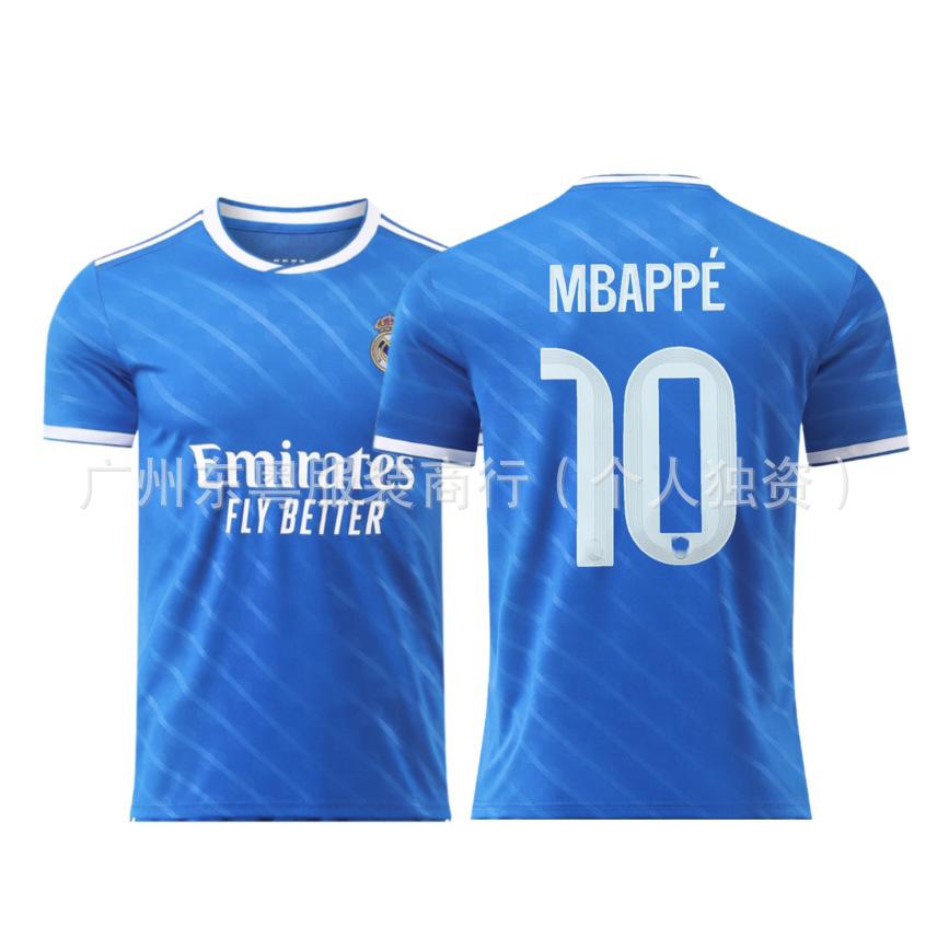 New Real Madrid Mbappe Liv Barcelona Man into Miami Jersey Adult Football Suit Club Short Sleeve Shirt