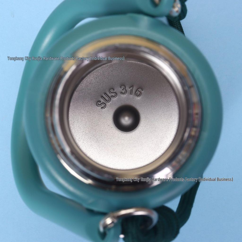Retro Plaid Stainless Steel Thermos Flask with Portable Rope - Insulated Sip Cup for Students