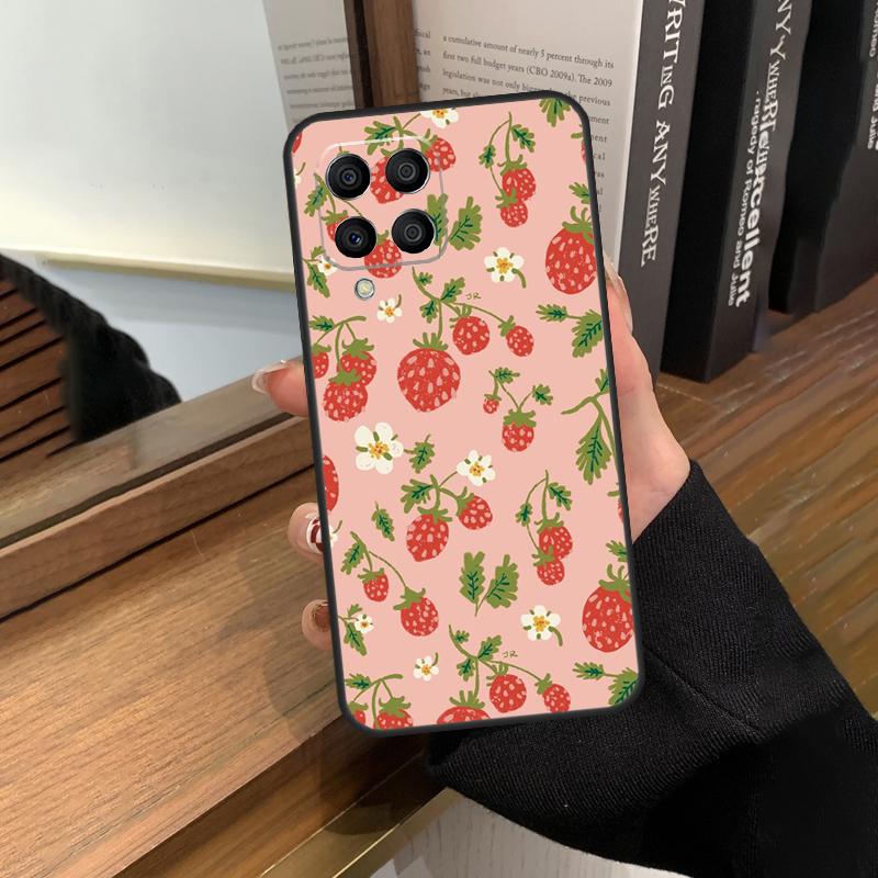 Strawberry Case For Samsung Galaxy M56 M06 M16 M36 M52 M32 M12 M54 M34 M14 M35 M55 M15 M11 M31 M13 M53