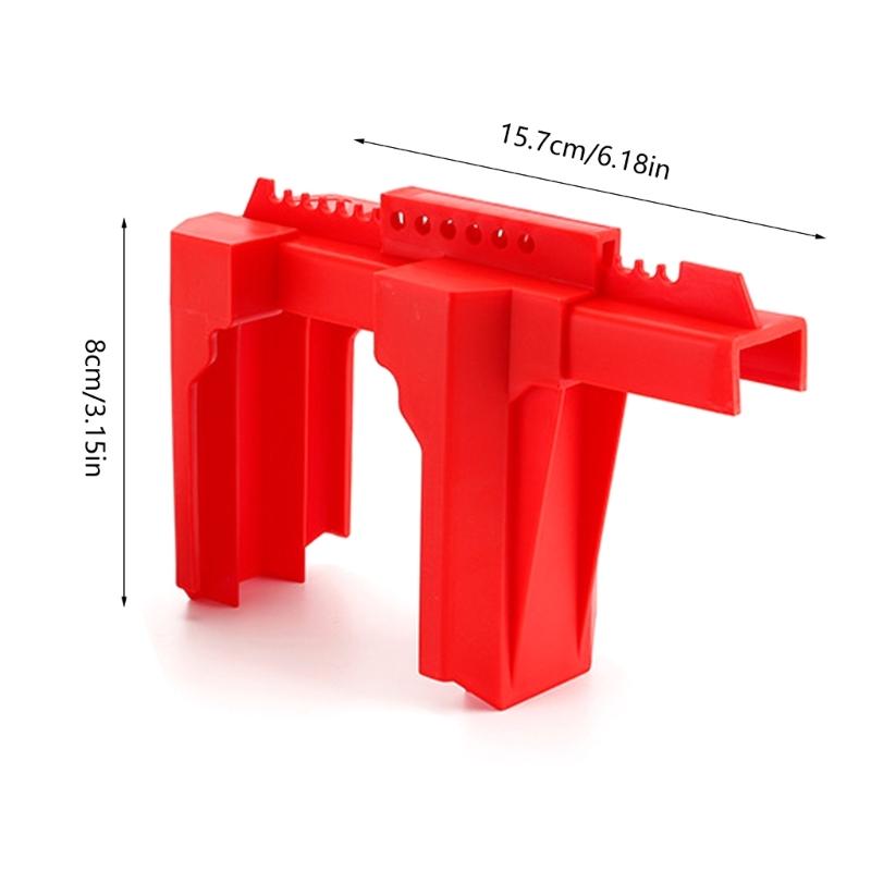 Mecanismo de Bloqueio de Válvulas Redondas Resistente para Tubo de Água/Gás de 1/2 4,25 Polegadas de Diâmetro Dispositivo de Segurança à Prova de Violação Pacote com 2