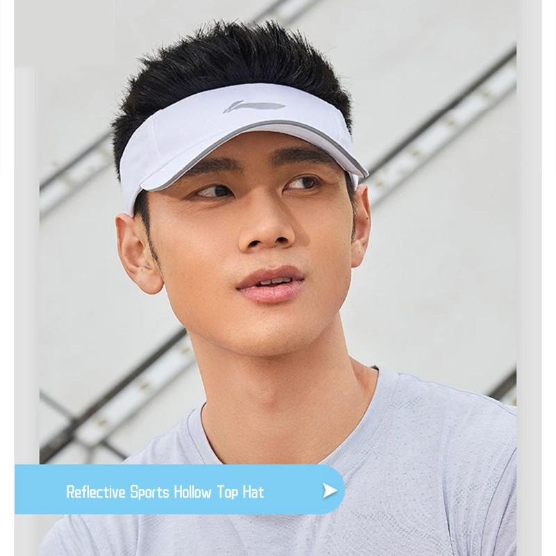 Buy Peaked Cap Lining Sun Protection Tennis Sports Sun Hat White LN002