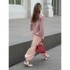 Women's  Spring Summer High Waist Paper Bag Wide Leg Lantern Pants Tie Waist Loose Slimming Trousers
