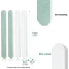Stainless Steel Nail & Guitar Fret Polishing Strips 300800 Grit - Nail Art & Rust Removal