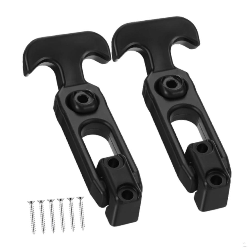 2 Pieces T Handle Hasp Draw Latch latches Elastic Shock Absorption Replacement Rubber Flexible,