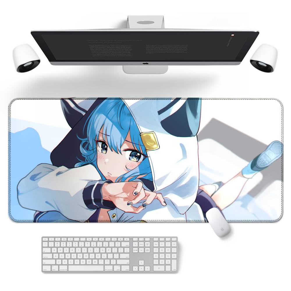 The H-Hollow K-Knight Mouse Pad Rubber Thicken Overlock Gaming Table Mat Office Computer Keyboard Pad PC Mousepad