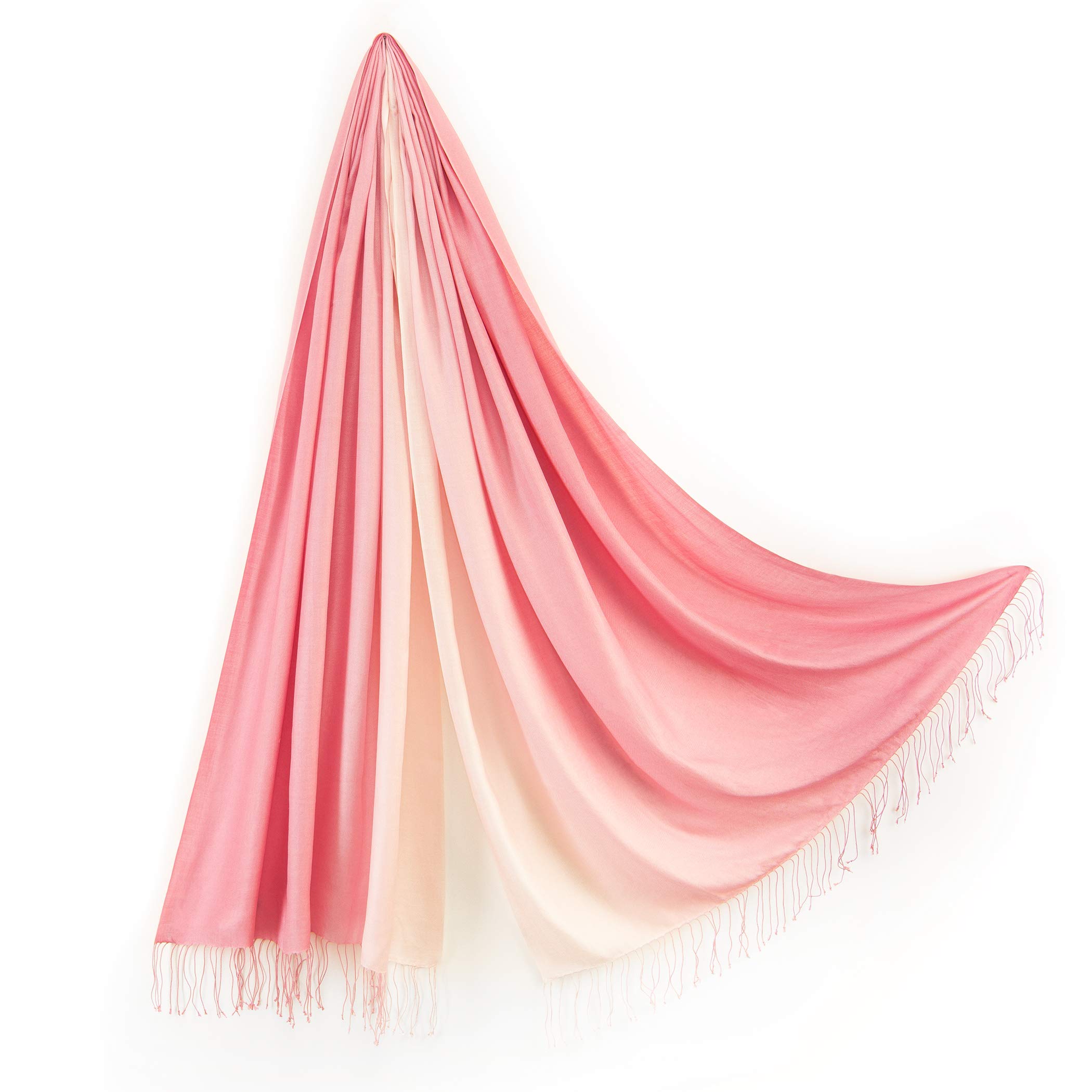 

Silk Large Gradient Gift Boxed [Pashmina Collection] 100% Stole, 70x200cm, Pink, розовый