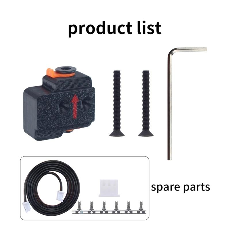 High Accuracy 3D Printer Filaments Detector Module Wide Compatibility Intelligent LED Indicators Effortless Setups