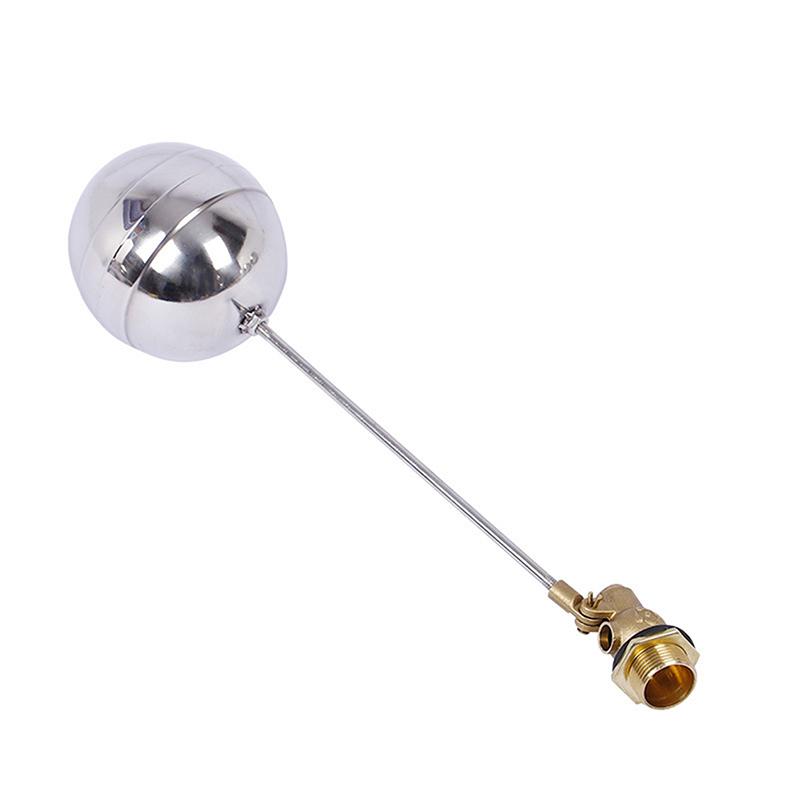 Stainless Steel Brass Water Float Ball Valve Copper Valve Water Tank Liquid Level Control Toilet Valve 1/2" 3/4" 1" DN25