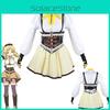 Puella Magi Madoka Magica Tomoe Mami Cosplay Kostüm Set für Damen Halloween Party