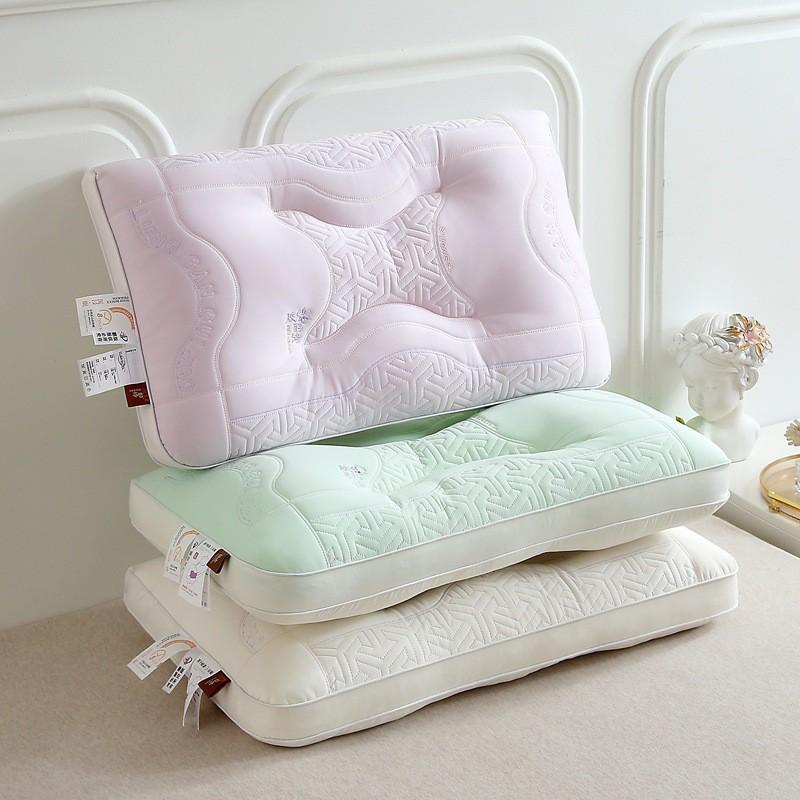Ergonomic Latex-Infused Memory Foam Pillow Neck Support Sleep Comfort Adult Single Use