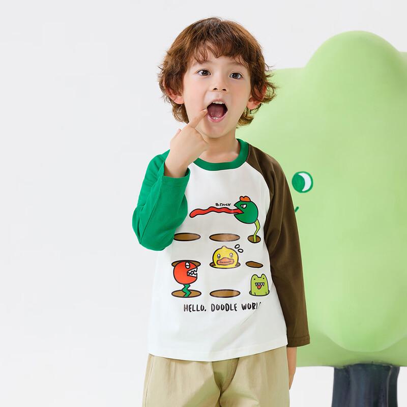 B.Duck Kids' Raglan Long-Sleeve T-Shirt