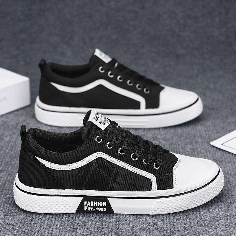 Pantofi Bărbați Clasici Pantofi Pânză Joasă Respirabili Pantofi Casual Tineri Studenți Pantofi Skateboard Adidași Antiderapanți pentru Bărbați Mărime Mare