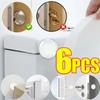 Round Transparent Soft Silicone Non-slip Door Stopper Muffler Wall Protector Self-adhesive Door Handles Bumper Protective Plug