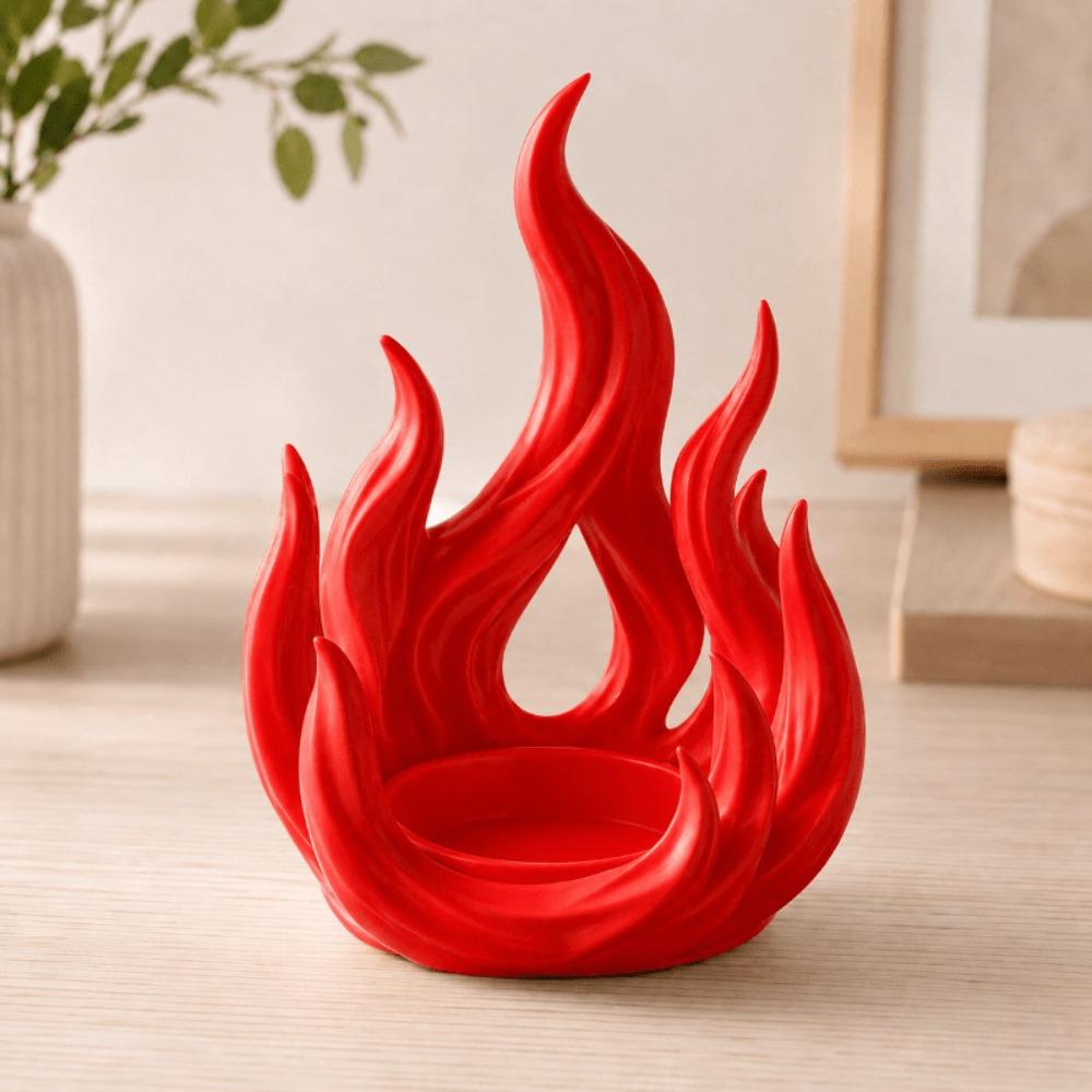 Dark Style Candlestick Rack 3D Printed Aroma Candle Display Tray Outdoor Patio