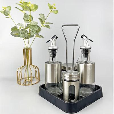 SIFAR Stainless Steel Seasoning Dispenser Set