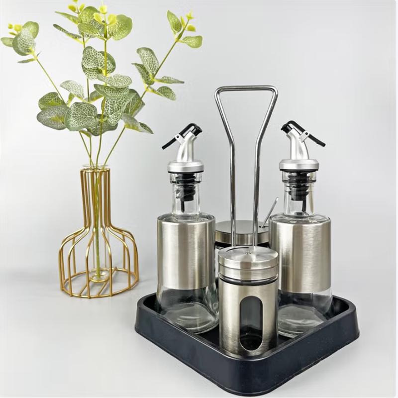 SIFAR Stainless Steel Seasoning Dispenser Set
