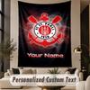 Benutzerdefinierte Text-Wandteppich FC St. Pauli Print Wandteppich Innen Wohnzimmer Wanddekoration