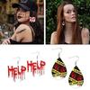 Halloween Ear Jewelry Halloween Ear Adornments Acrylic Halloween Earrings