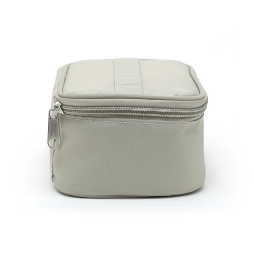 Miyoshi Seisakujyo GEL-COOL Compatible Insulated Single-Tier Lunch Box Case, Gray, W20.5 X D11.5 X H6.5cm (Compatible with Dome M, Square L, and Trian