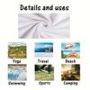 Swimming Bath Towel Microfiber Mermaid Fish Scale Pattern Thin Absorbent Extra Large Towel for Swimming Camping Yoga Bath Sports