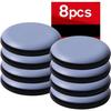 Furniture Sliders - AIMOONSA - 50 Mm (round) - Teflon - Self-adhesive - Pack of 8