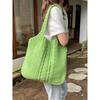 Literary Retro Knitting Bag Large Capacity Knitting Bag Twist Handbag Tote Bag Crossbody Bag Senior Ladies Bag