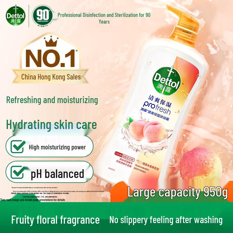 Dettol Refreshing & Moisturizing Shower Gel