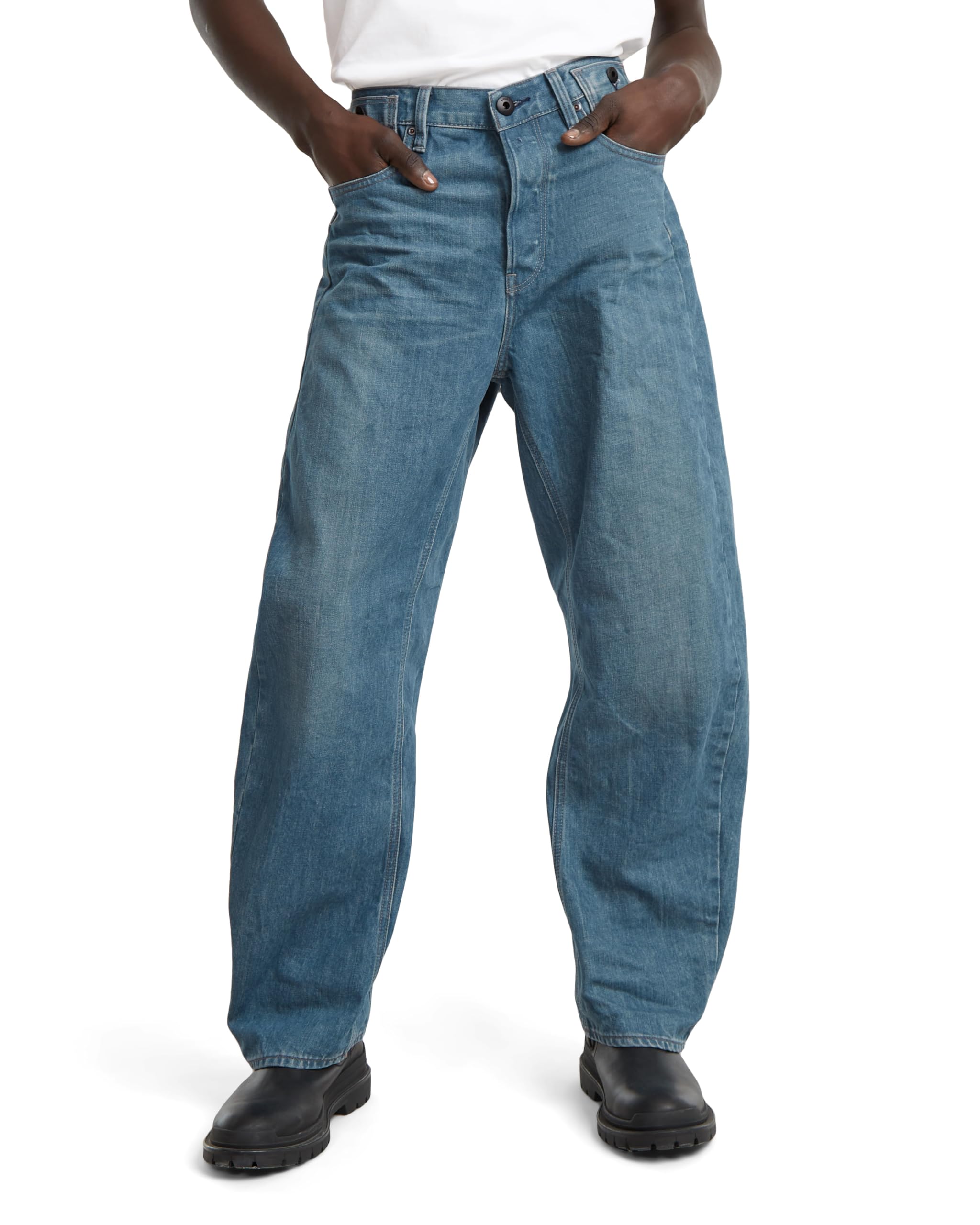 G-Star RAW Jeans Heren Denim Broek Losse Pasvorm blauw Bend 3D Los D25357-D318-G832-W33/L30