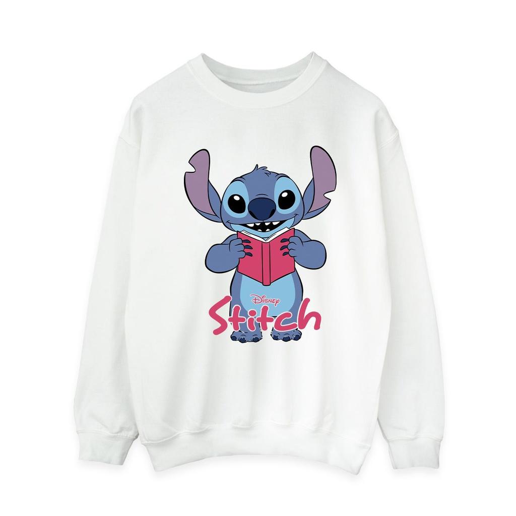 Lilo & Stitch Womens/Ladies Reading Standing Sweatshirt