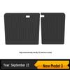 Tesla Model Y/3 TPE Front & Rear Trunk Mats and Foot Pad