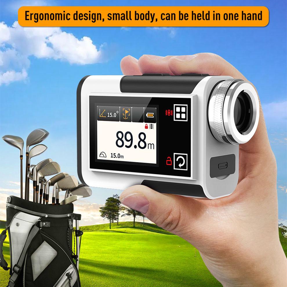 Cross-border New Laser Rangefinder Golf Telescope with Touch Screen, Angle & Speed Measurement