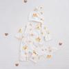 Summer Newborn Romper: 100% Cotton, Lightweight, No-Bone Suit for Small Babies