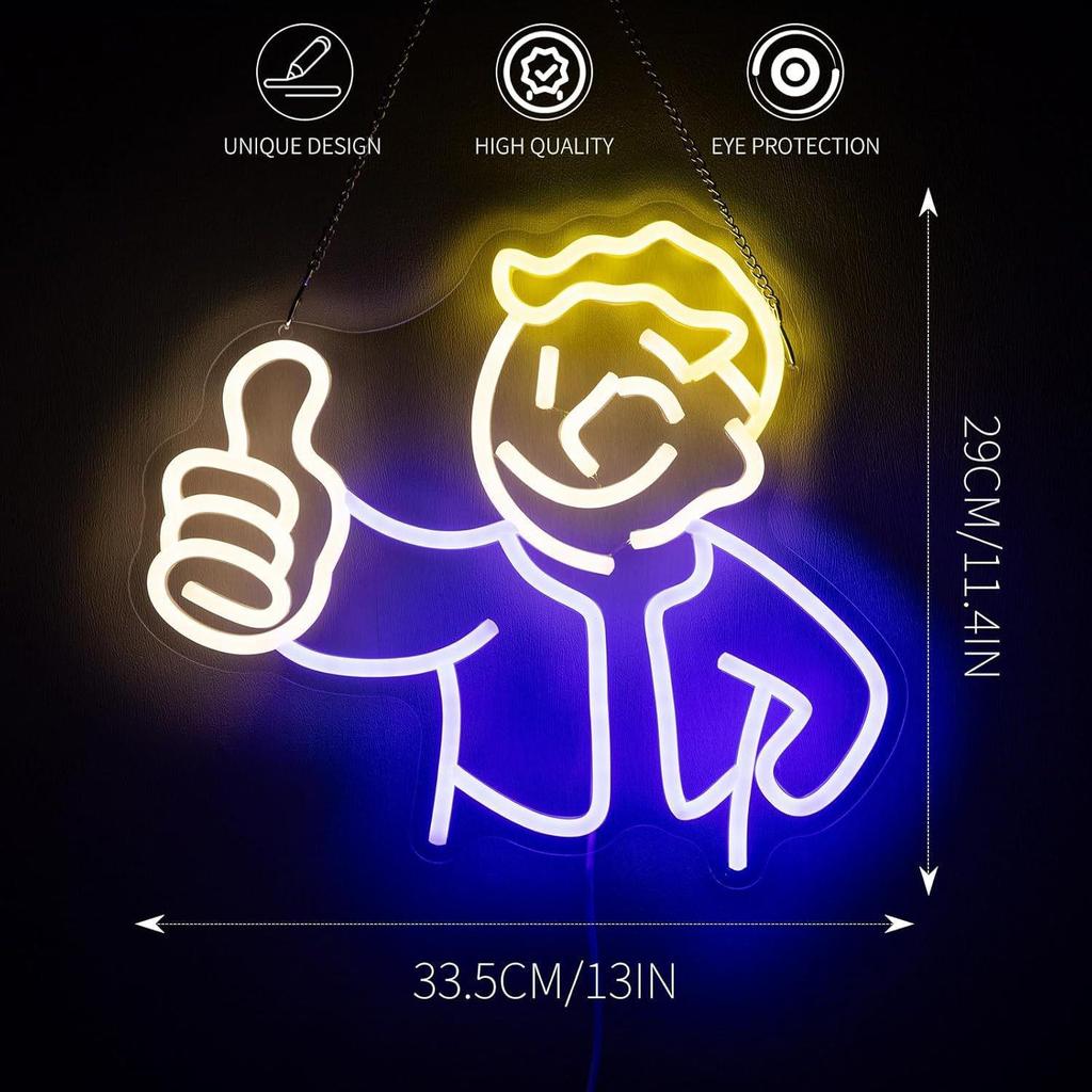 Creative LED Neon Letter Light - DIY Acrylic Sign for Kids' Room & Parties