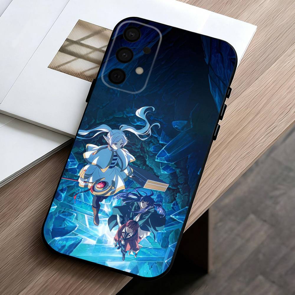 Manga Frieren Beyond Journeys End phone Case For Samsung Galaxy A73,A72,A71,A70,A53,A52,A51,Others Soft Black Shell