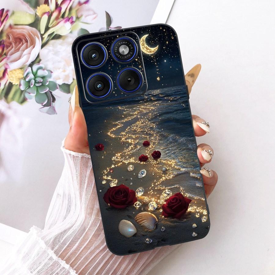 For Motorola Edge 70 / Moto X70 Air Back Cover for Moto Edge70 X 70Air Case TPU Soft Silicone Cute Cat Printed Phone Case Cover