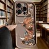 Three Stylish Highland Cows Soft TPU Phone Case for iPhone 17 16 15 14 13 12 11 Pro Max Plus Shockproof Anti-Slip Cover