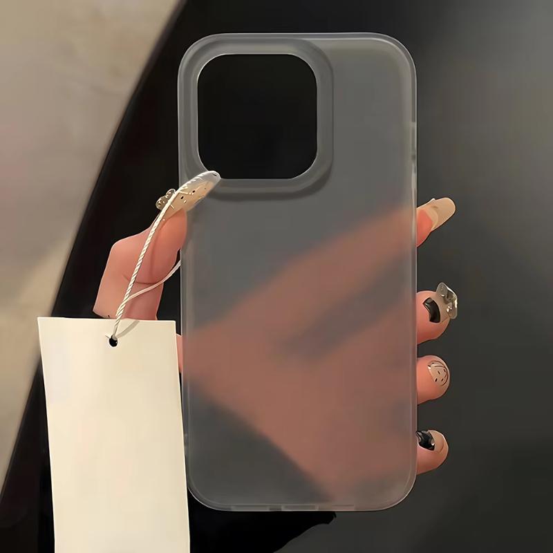 Ultra Thin Matte Soft Clear Phone Case For iPhone 17 Pro Max 13 Mini 15 16 11 12 14 Pro Max Slim Silky Skin Translucent Cover